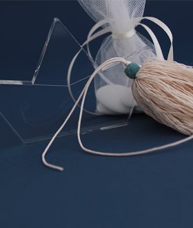 Μπομπονιέρα βαρκούλα plexiglass