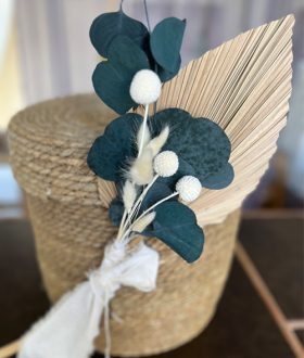 Καλάθι βάπτισης pam leaf